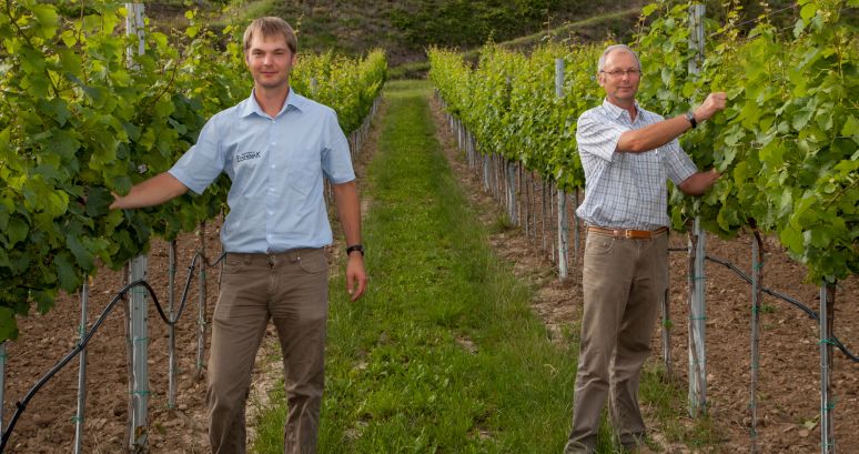 Bernd und Ernst Eisenbock bei der Arbeit